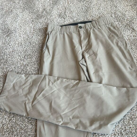 Men’s Under Armour Showdown Tapered Pant | 30x34| City Khaki - Picture 7 of 10